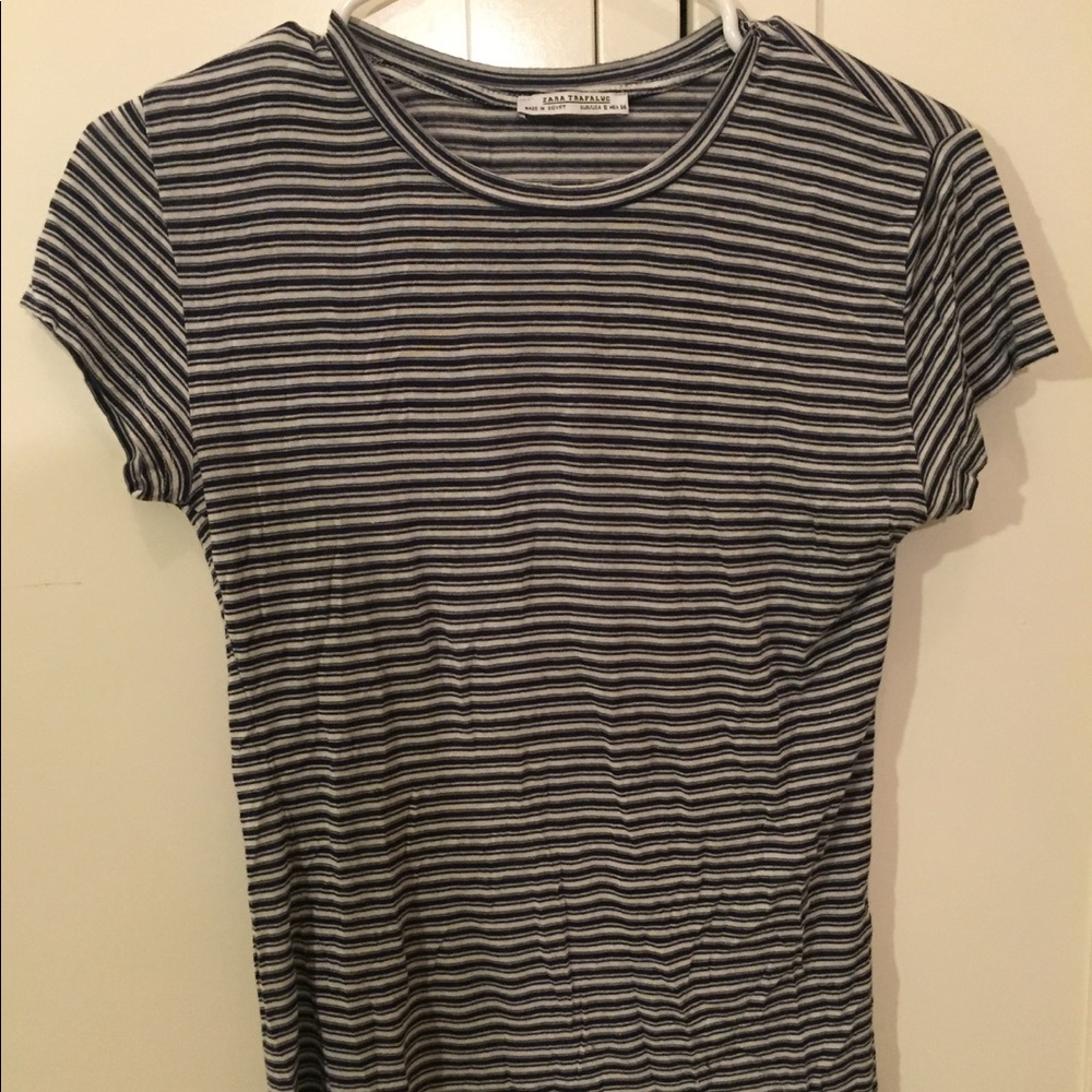 Zara striped t shirt